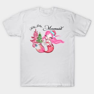 Holly Jolly Mermaid T-Shirt